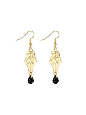 Tatty Devine Fountain Pen Nib Drop Earrings